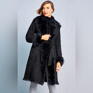 EUC Talbots’ Shearling Coat